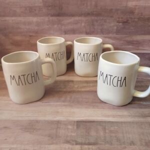HUGE Rae Dunn Ceramic Mug MATCHA Tea Cup Artisan Collection by Magenta FARMHOUSE